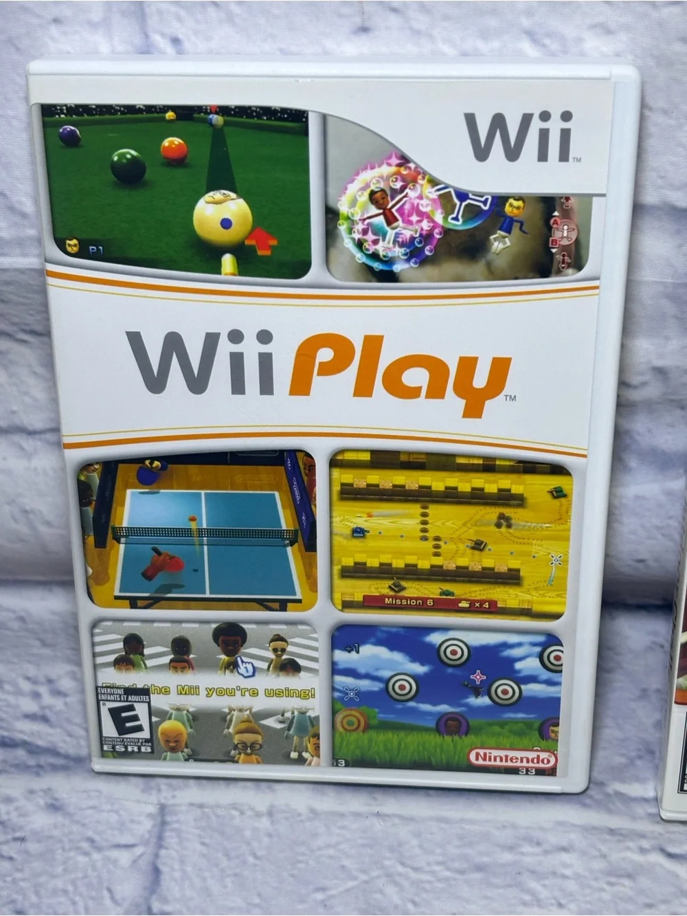 Lot Of 2 Nintendo Wii Active Life Outdoor Challenge & Wii Play With Manual Case